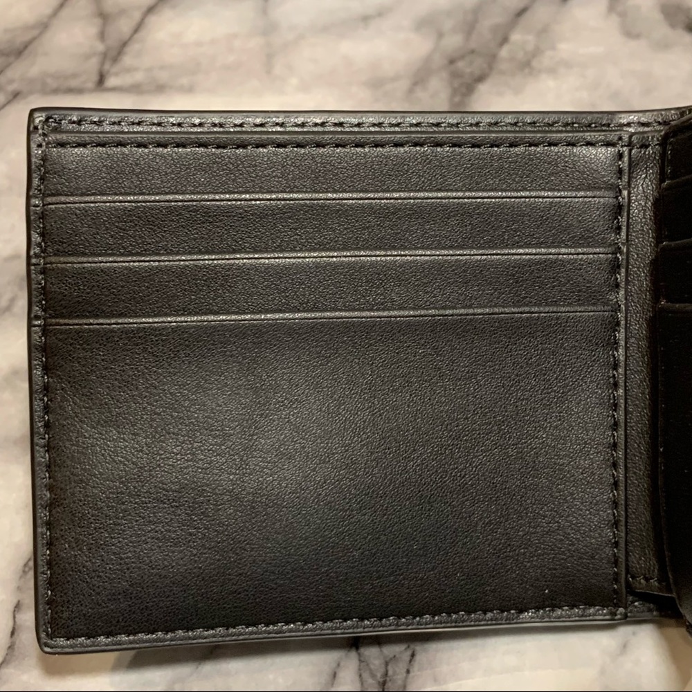 Michael Kors Men's Slim Billfold Grey Leather Wallet NWT $98 - Picture 5 of 9